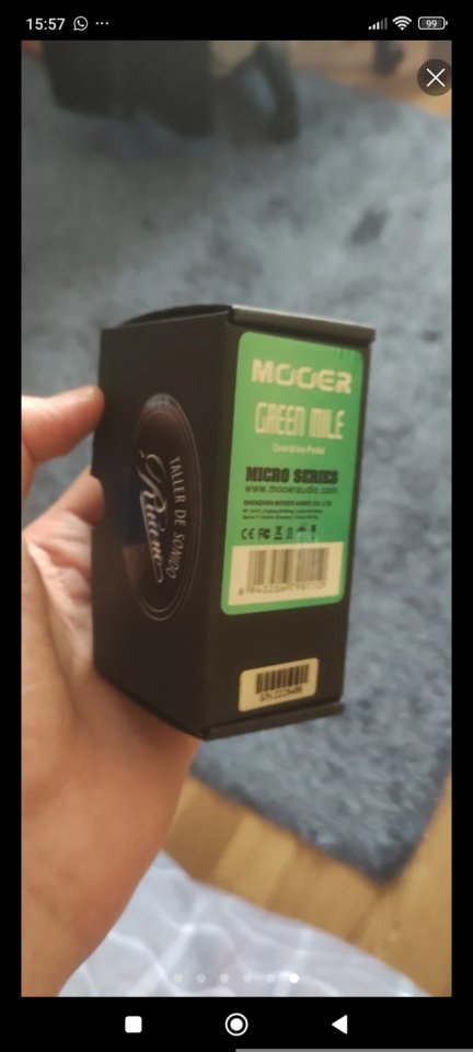 Mooer Green mile. Tube screamer