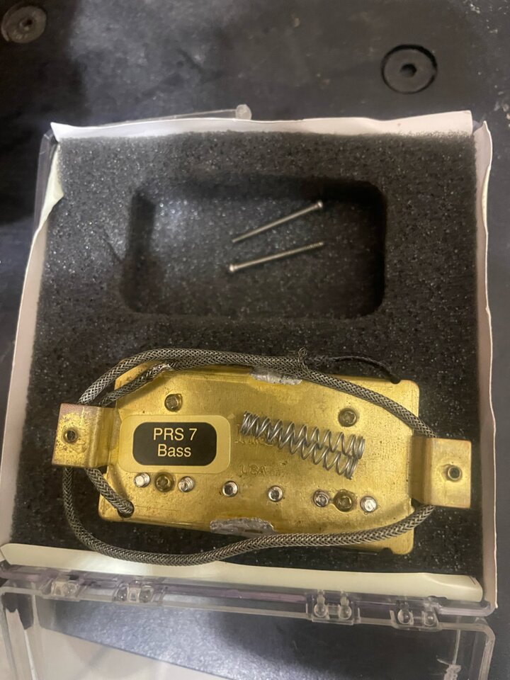 Pastilla guitarra PRS 7 Bass (negra)