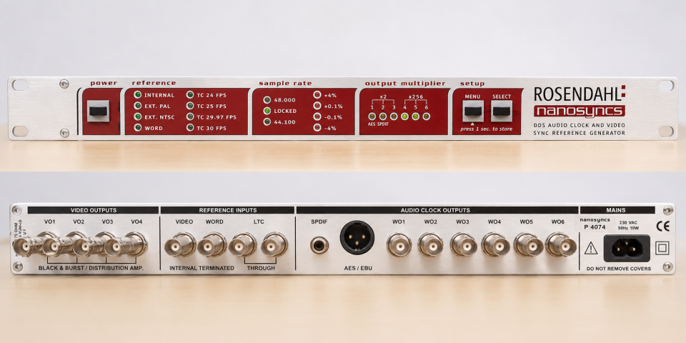 Rosendahl Nanosyncs – Generador maestro de Word Clock de baja fluctuación (DDS). de segunda mano · Barcelona · 395 €