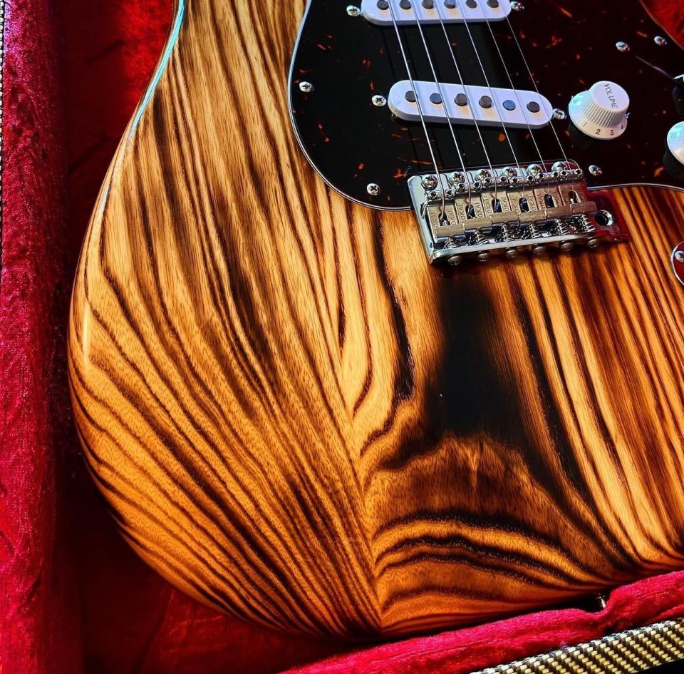 Tokai Japan AST-128 Limited Edition in Natural Roasted Wood, Rosewood FB