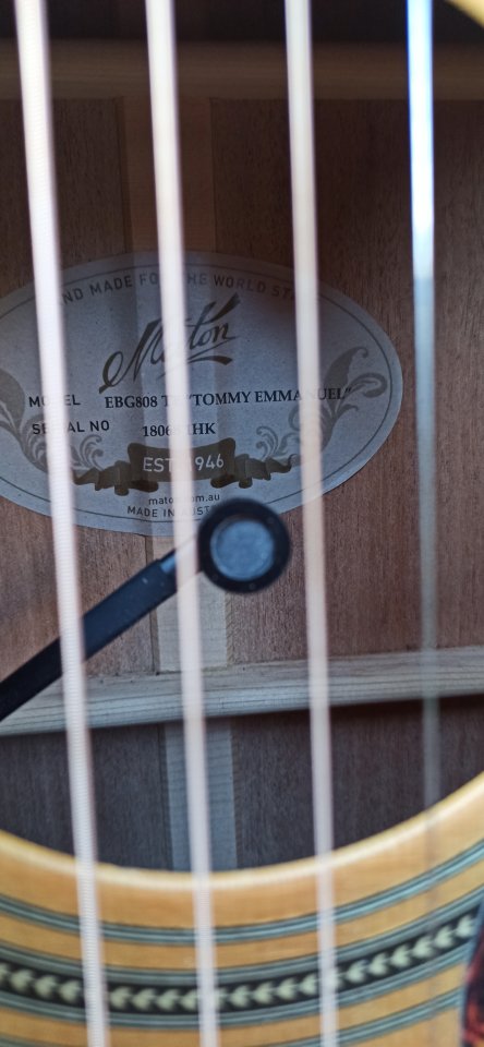 Guitarra acústica Maton ebg 808 Tommy Emmanuel