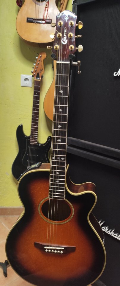 Guitarra Acústica Crafter EA-70CEQ Sunburst