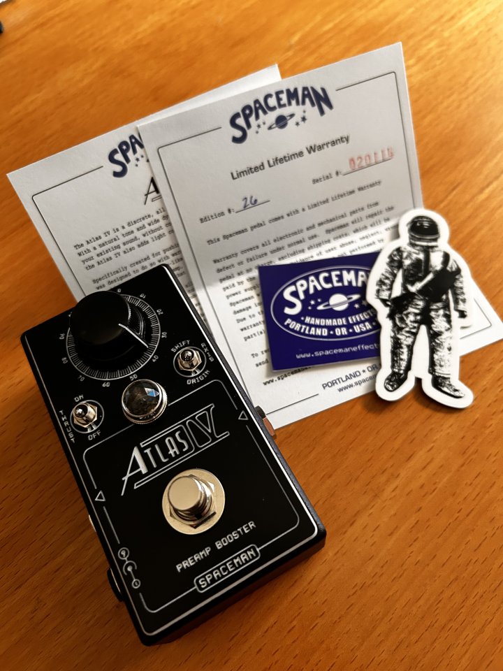 Atlas IV preamp booster - Spaceman effects de segunda mano · Foto 1 de 6 · Alicante · 250 €