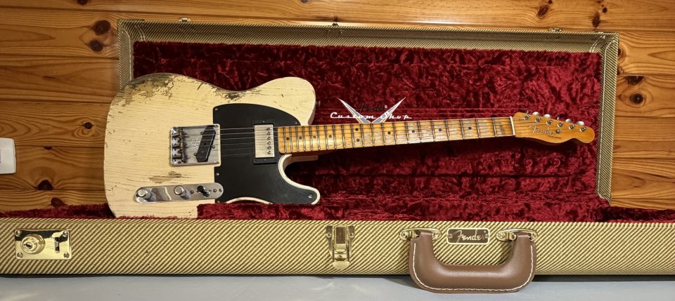 Fender Limited 51 Telecaster HS Heavy Relic White Blond de segunda mano · Foto 1 de 10 · Madrid · 3300 €