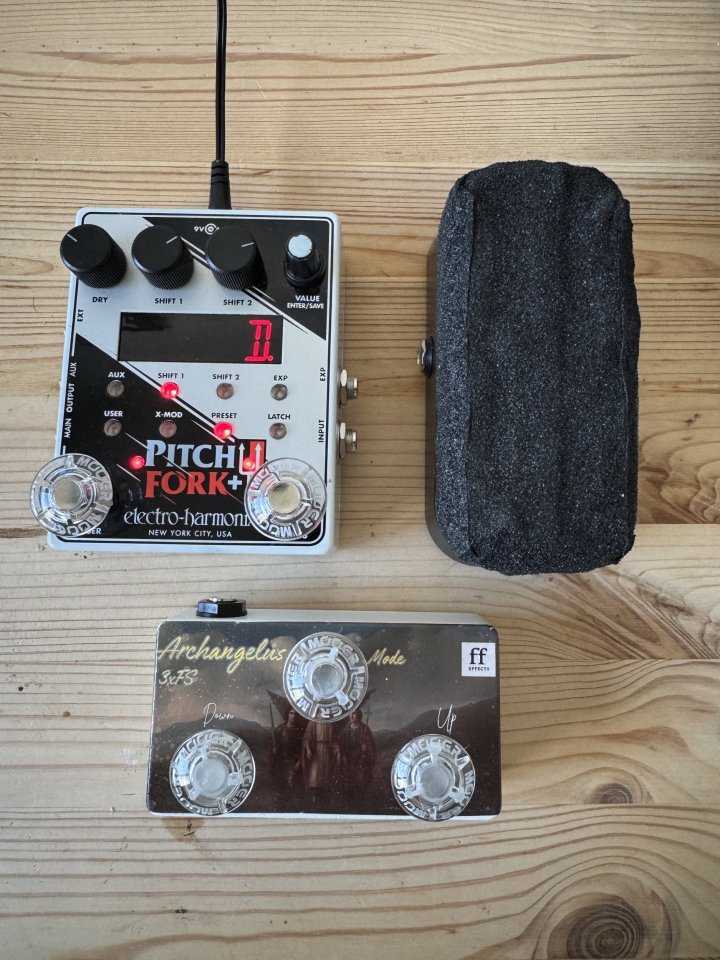Pack Pitch Fork + / 3xFS / Pedal mini Exp&Volumen