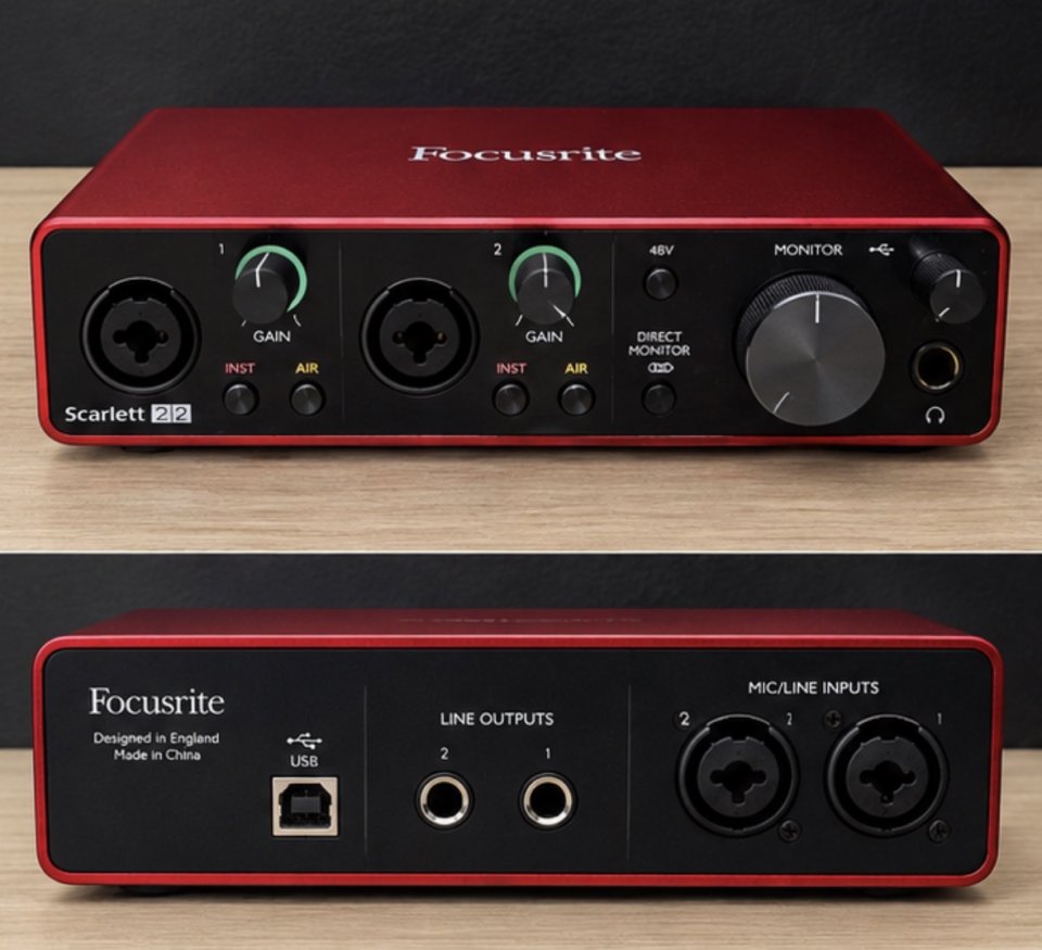 Focusrite Scarlett 2i2 3rd Gen de segunda mano · Foto 2 de 2 · Barcelona · 99 €
