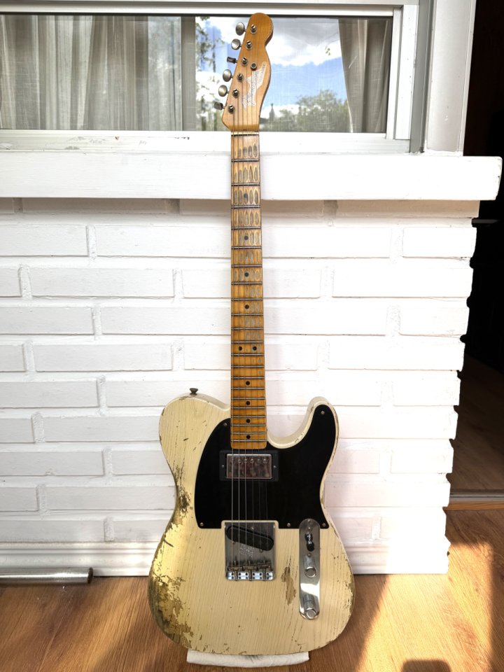 Fender Limited 51 Telecaster HS Heavy Relic White Blond de segunda mano · Foto 5 de 10 · Madrid · 3300 €