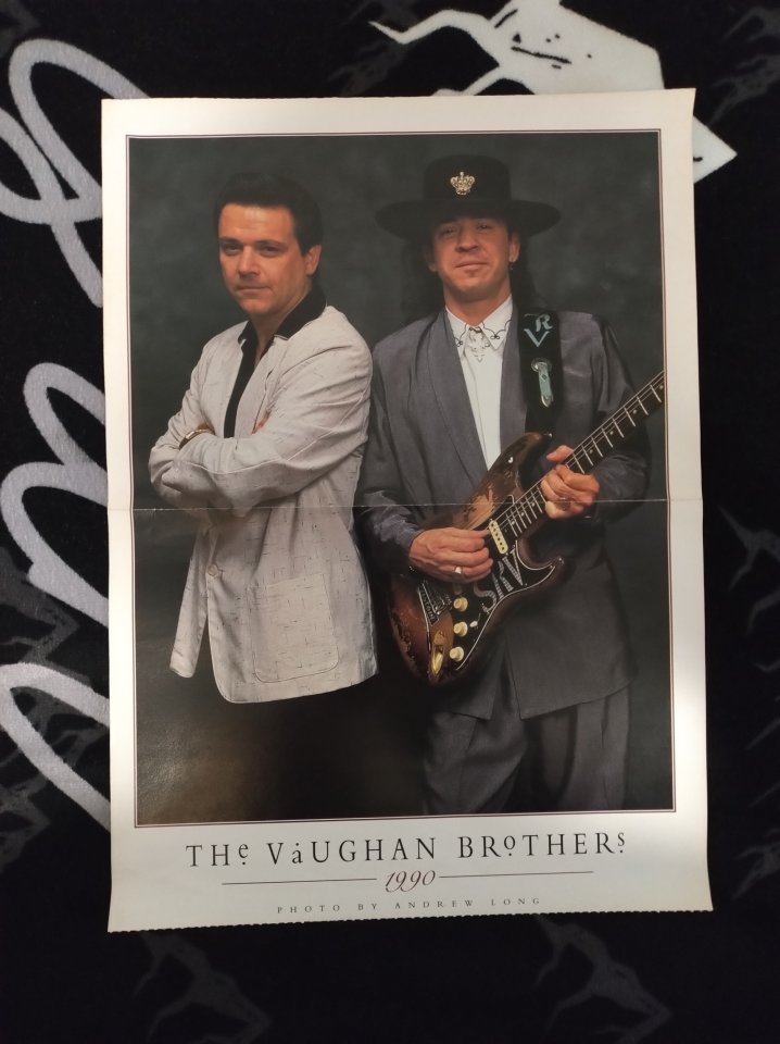 Cuadro con póster reversible Stevie Ray Vaughan/Jimmie Vaughan