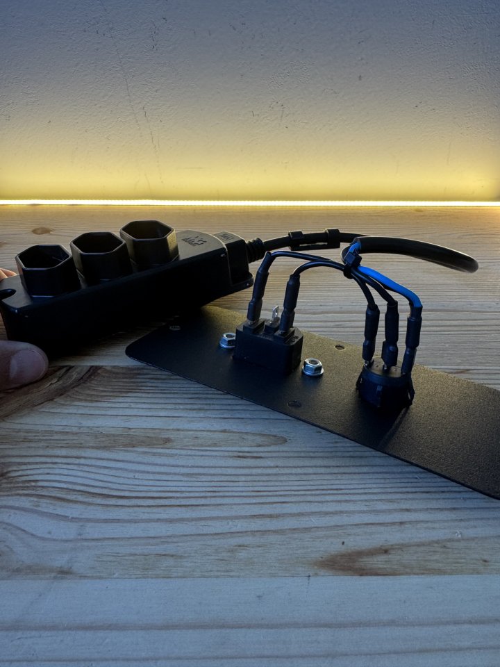 Modulos para alimentación y TRS para pedalboard