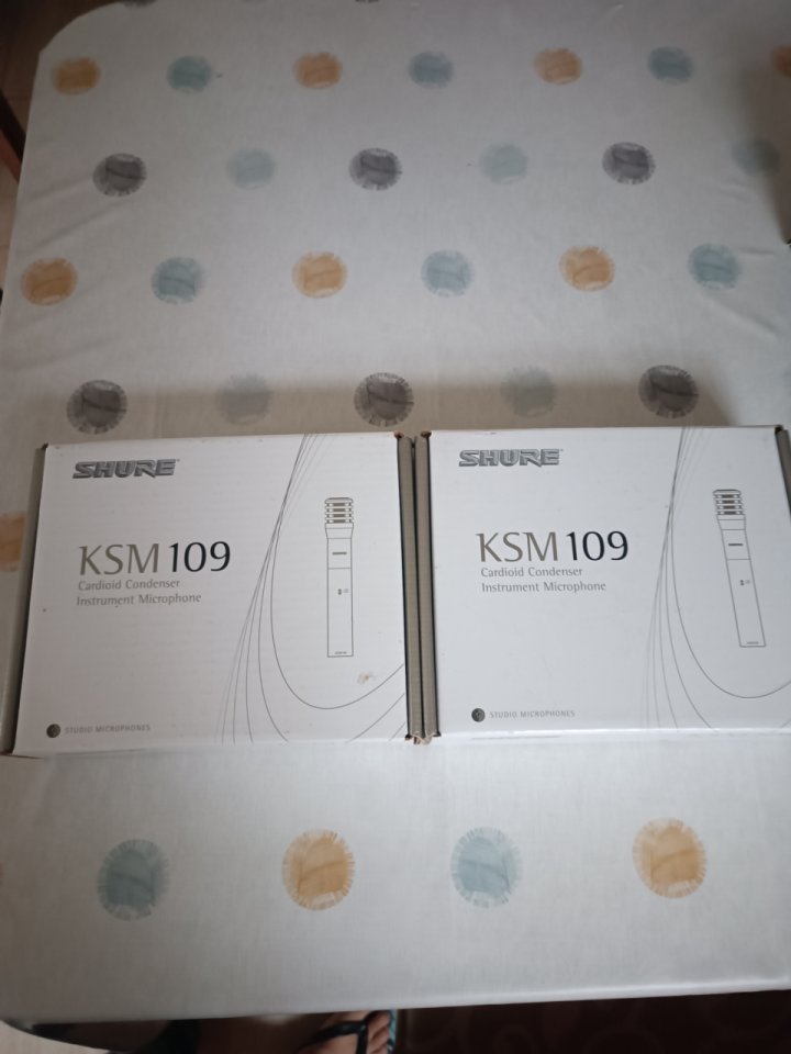Pareja de Shure KSM109 de segunda mano · Foto 1 de 8 · Tarragona · 280 €