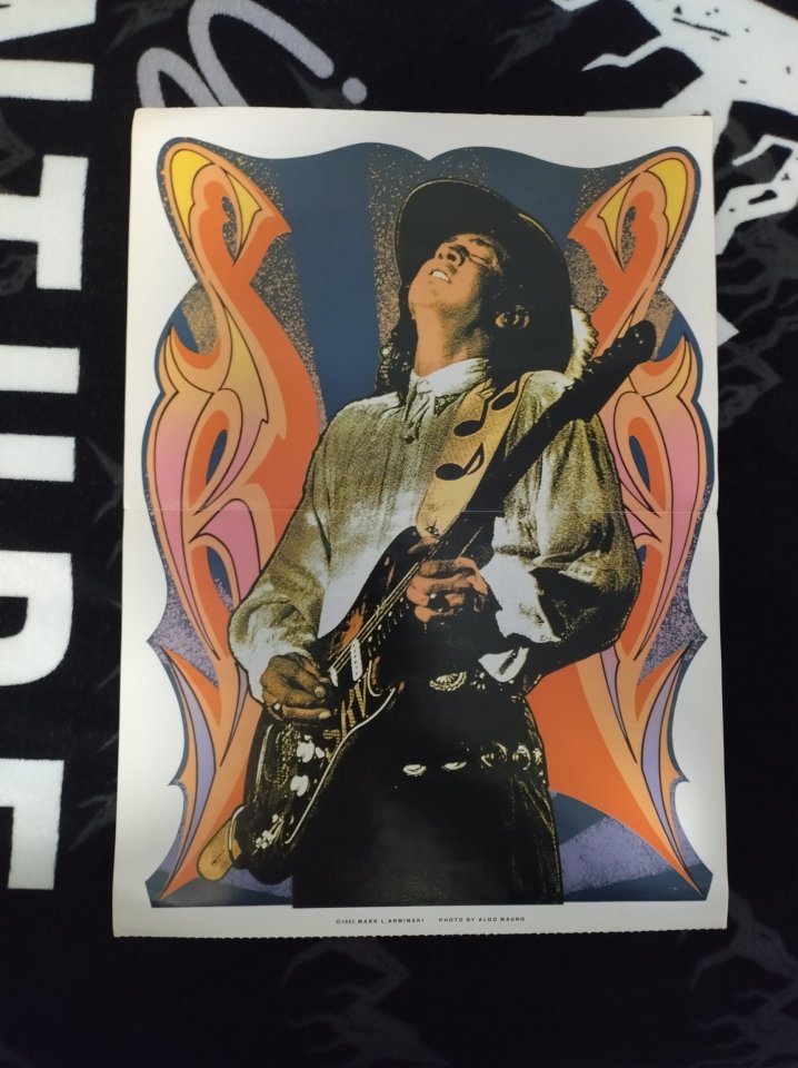 Cuadro con póster reversible Stevie Ray Vaughan/Jimmie Vaughan