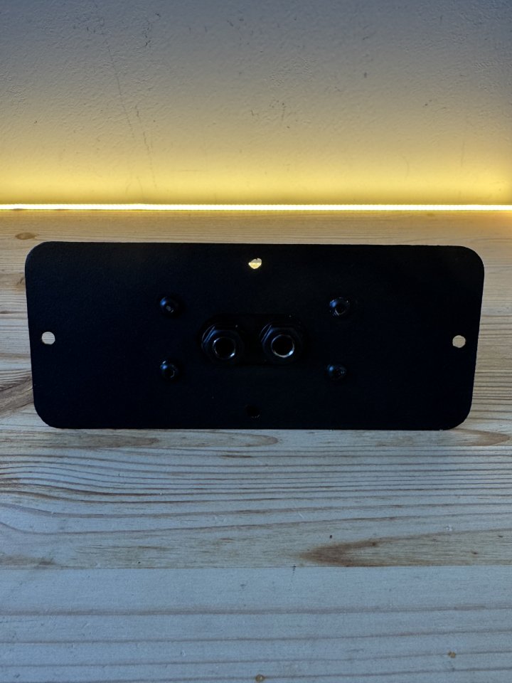 Modulos para alimentación y TRS para pedalboard