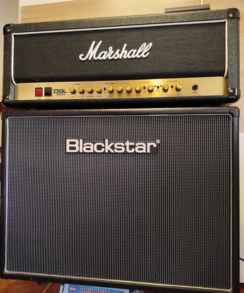 Marshall DSL100H – Cabezal a válvulas NUEVO + Pantalla 2x12 Blackstar