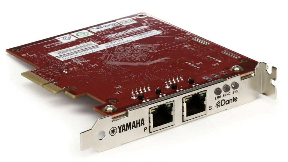 Yamaha AIC128 Dante aceleradora