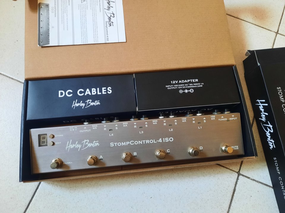 Harley Benton StompControl-4 ISO -Envio Incluido!