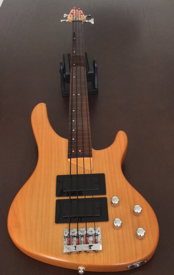 Bajo Fretless Customizado