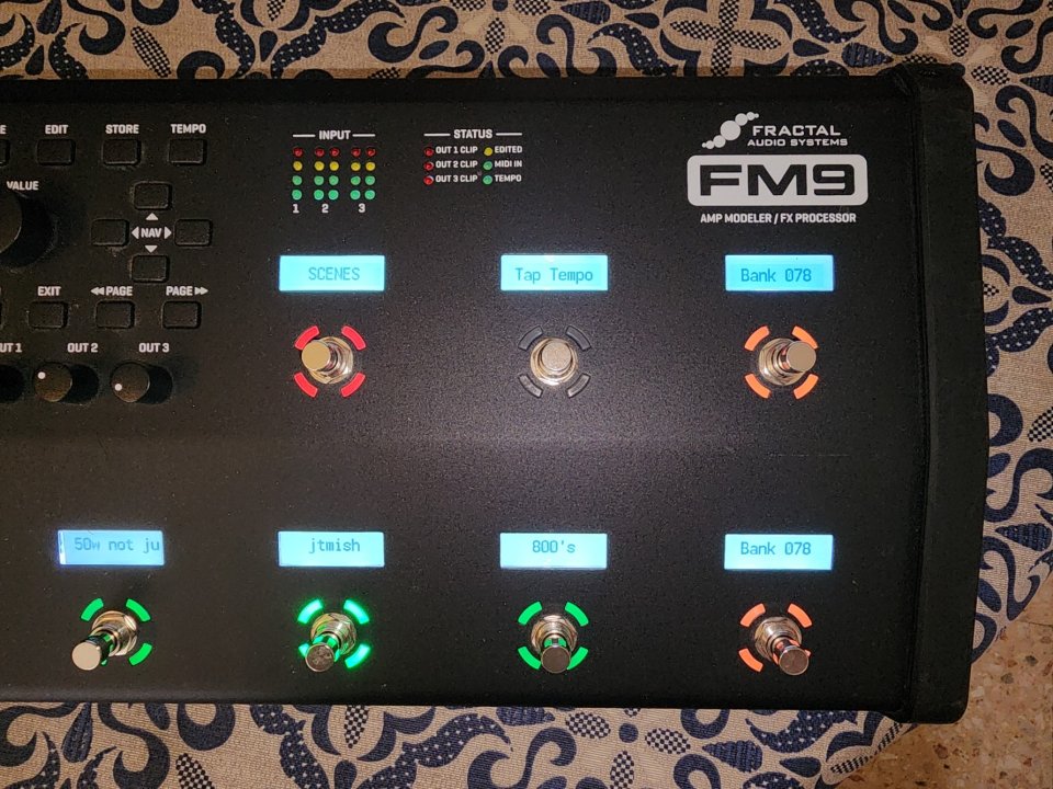Fractal Audio FM9 Turbo + Cab packs & IRs extra de segunda mano · Foto 3 de 8 · Madrid · 1600 €