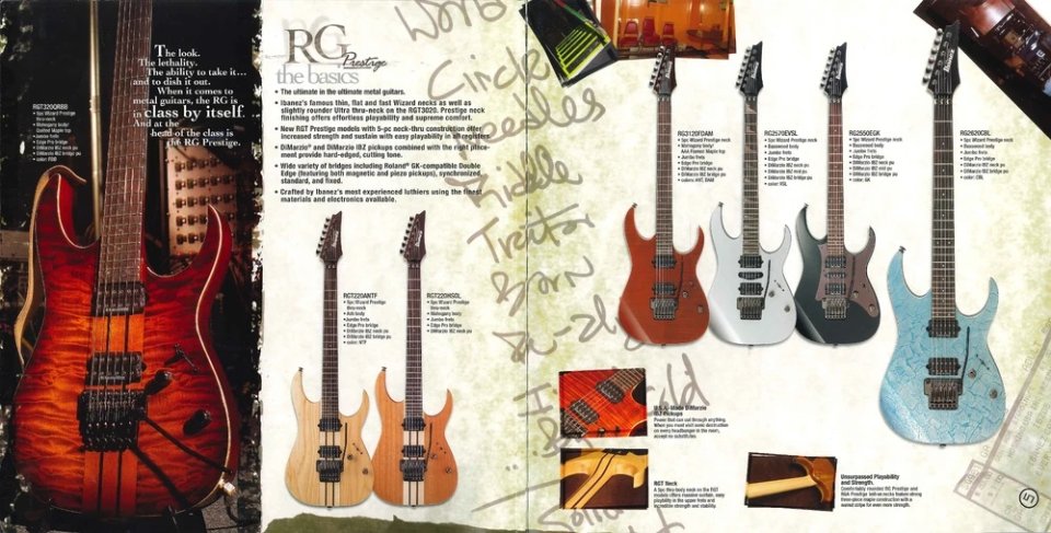 Ibanez RG Prestige con Bloque FU-Tone de Latón Macizo