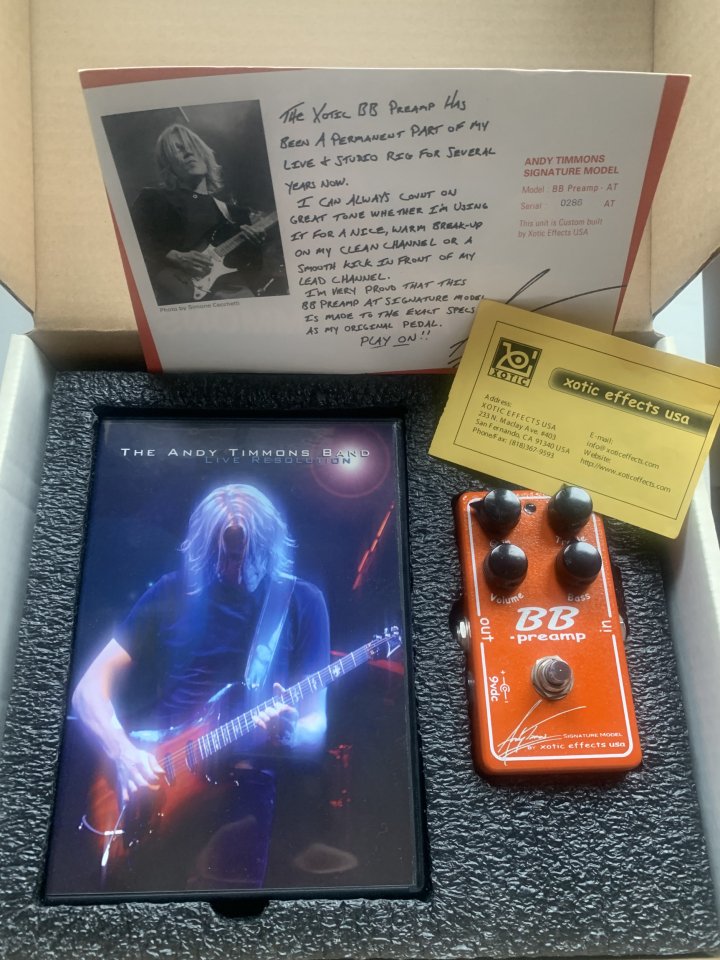 Xotic BB Preamp AT Andy Timmons Signature Limited Edition de segunda mano · Foto 2 de 3 · Cantabria · 305 €