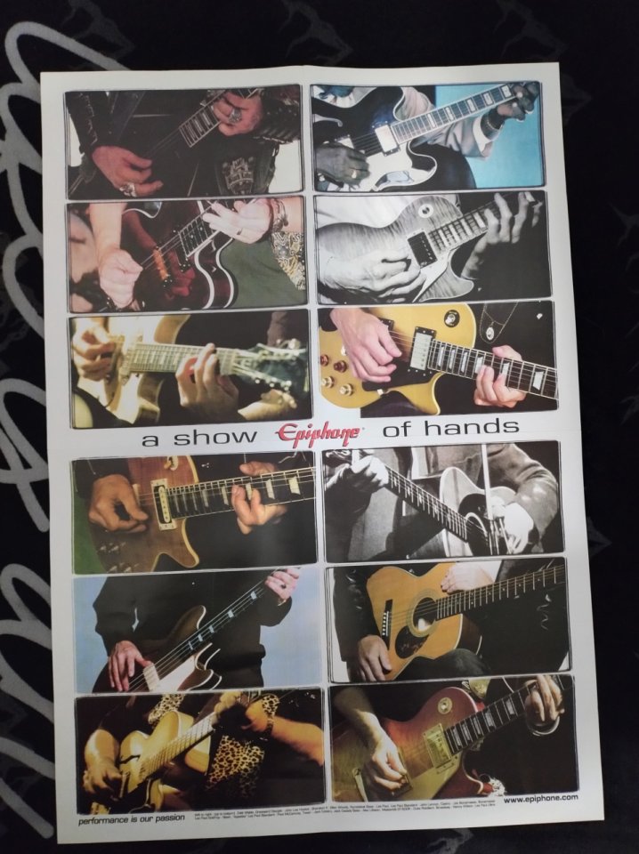 Poster promocional Epiphone