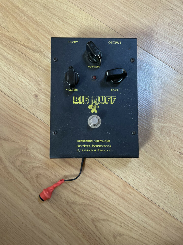 Pedal de guitarra EHX big muff pi ruso