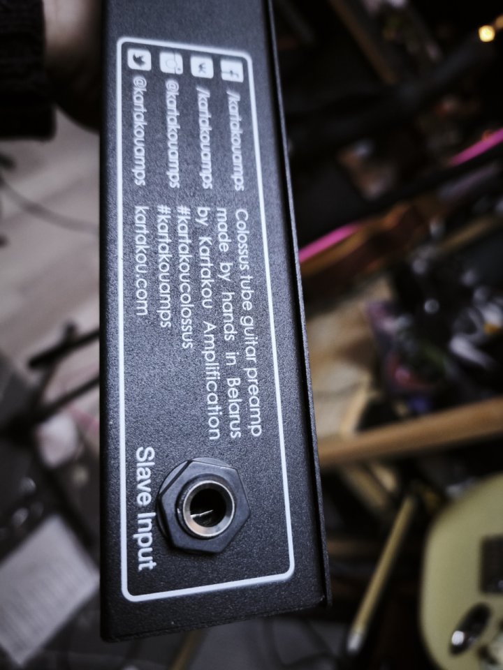 Previo Colossus Preamp 5150 rack