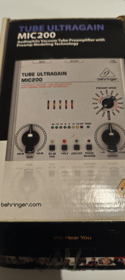 Behringer Tube Ultragain mic200