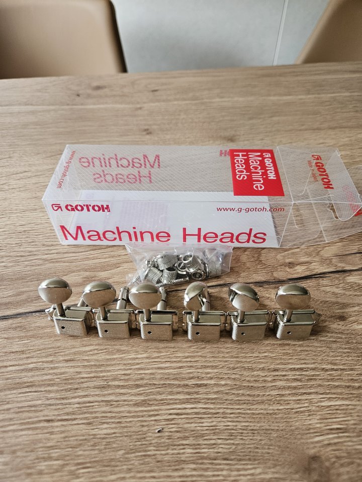Clavijas de afinación Locking Tuners Gotoh SD91-05M Vintage de segunda mano · Foto 1 de 3 · Barcelona · 30 €