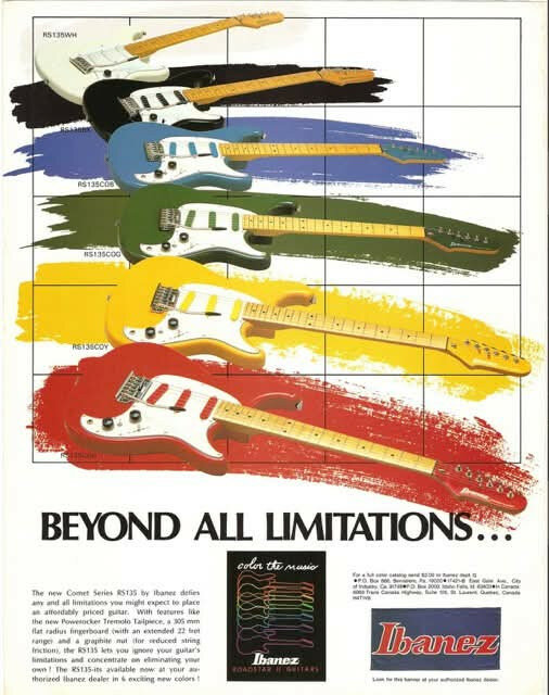 Ibanez roadstar 2 , 135 series japon 84, fender frontmam 212 r combo