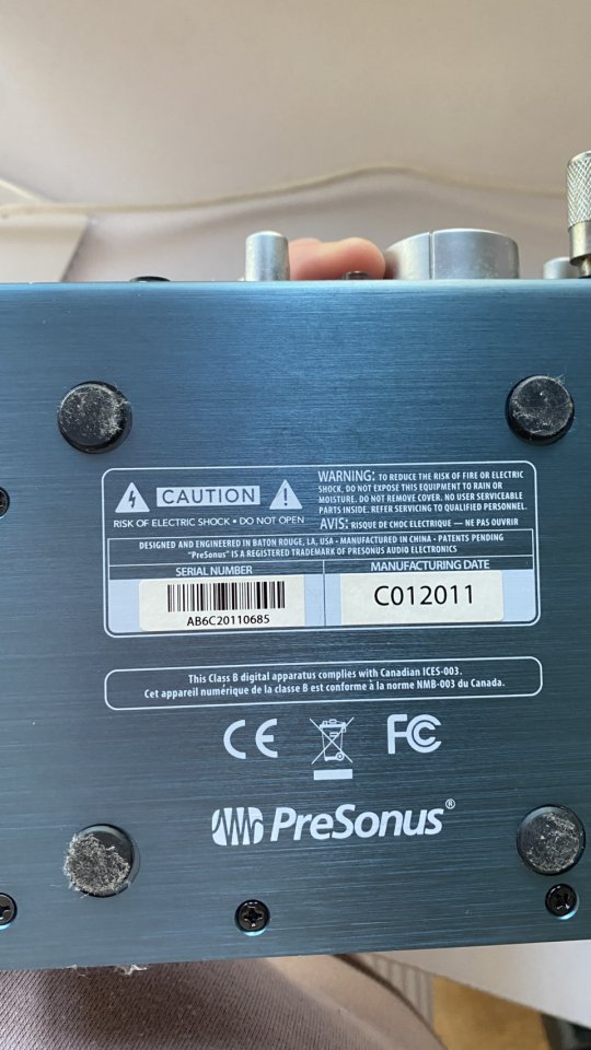 PreSonus AudioBox iOne.