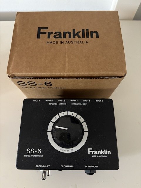 Franklin Audio SS6 Stereo Input Switcher DI