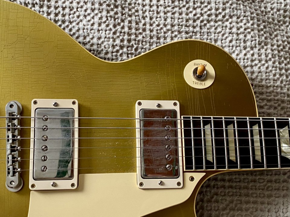 RESERVADA Gibson Les Paul R7 CS Gold Top Murphy lab LA