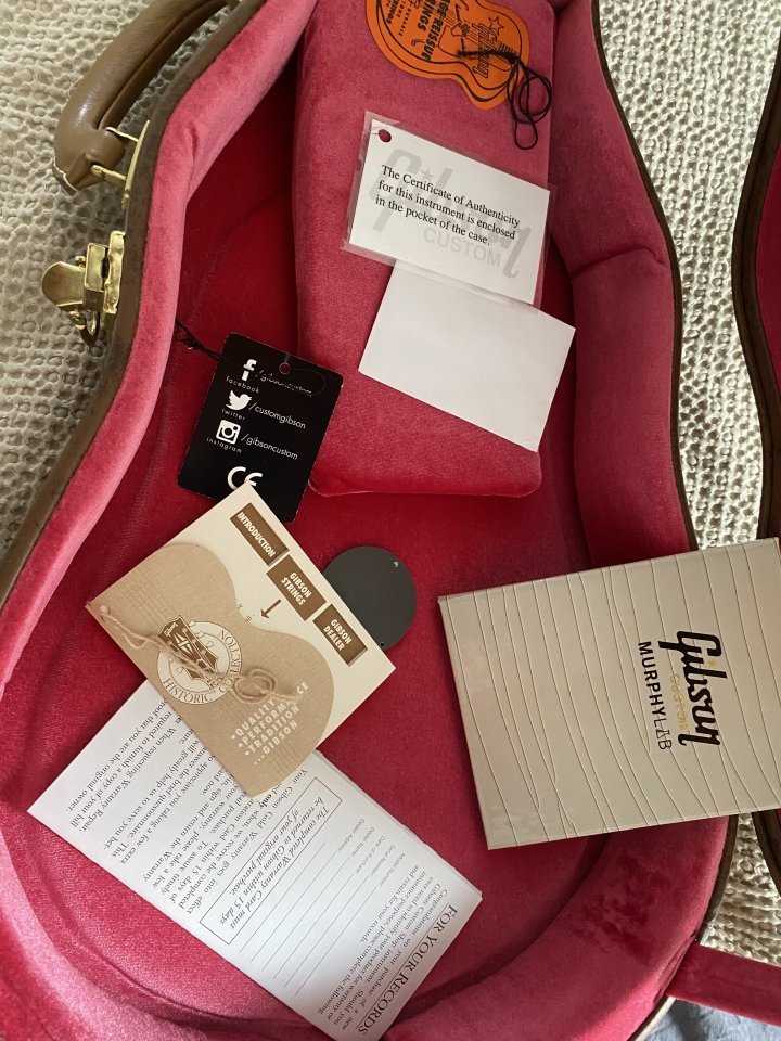 RESERVADA Gibson Les Paul R7 CS Gold Top Murphy lab LA