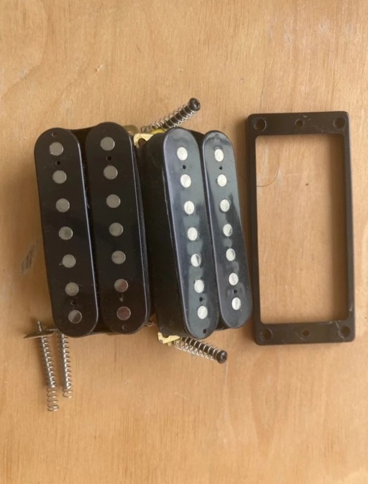 Pastillas humbucker para guitarra eléctrica 7 cuerdas de segunda mano · Foto 1 de 3 · Sevilla · 50 €