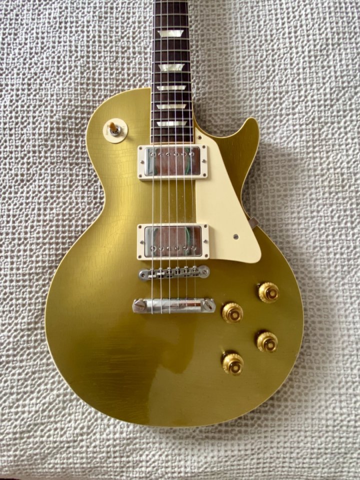 RESERVADA Gibson Les Paul R7 CS Gold Top Murphy lab LA
