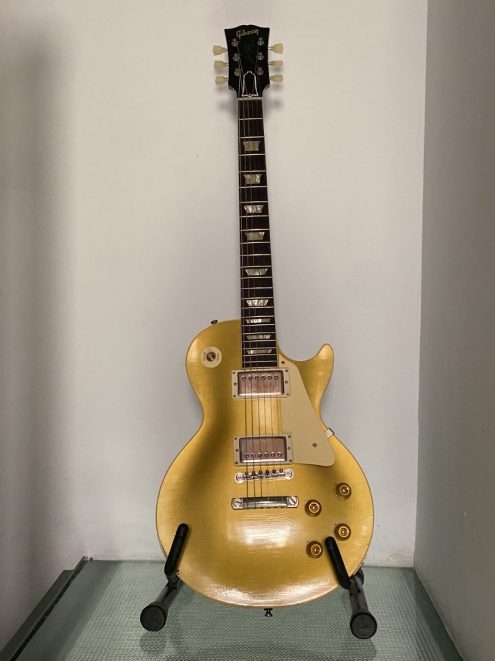 RESERVADA Gibson Les Paul R7 CS Gold Top Murphy lab LA
