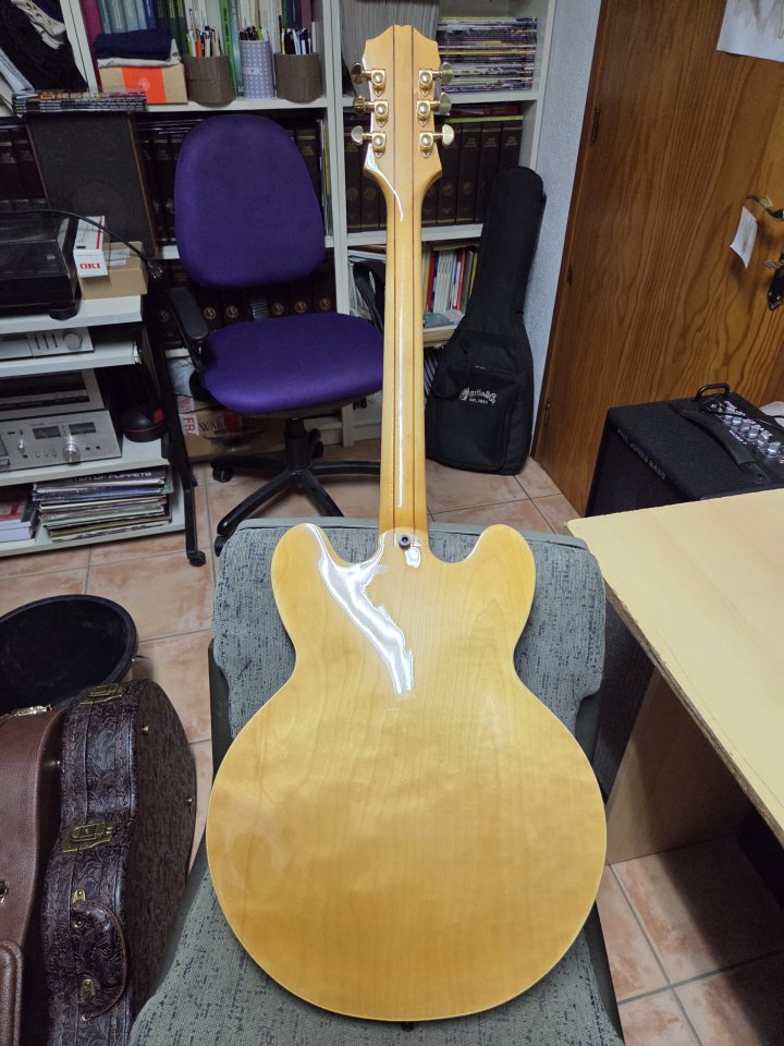 Epiphone Sheraton II (2012) Natural - Impecable - Estuche Rígido
