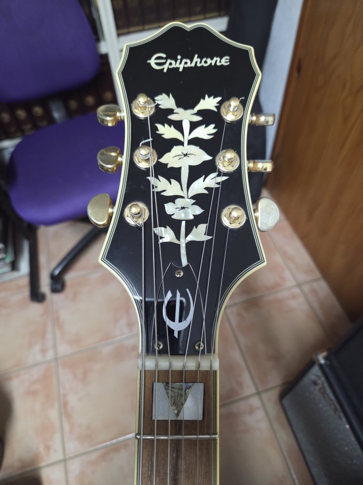 Epiphone Sheraton II (2012) Natural - Impecable - Estuche Rígido
