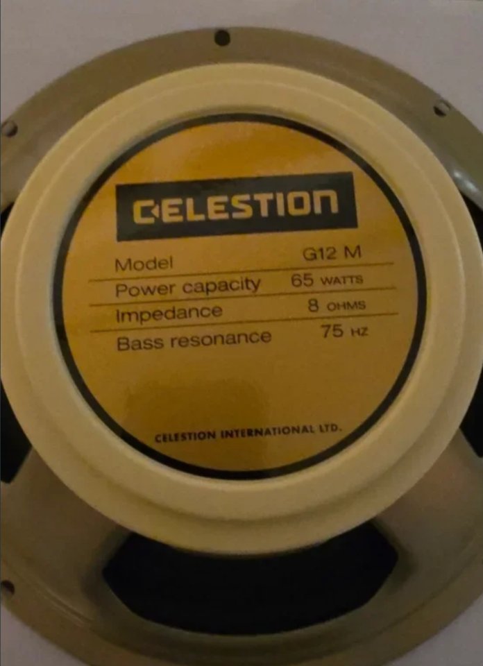 Celestion G12M-65 Creamback Altavoz 8 Ohms