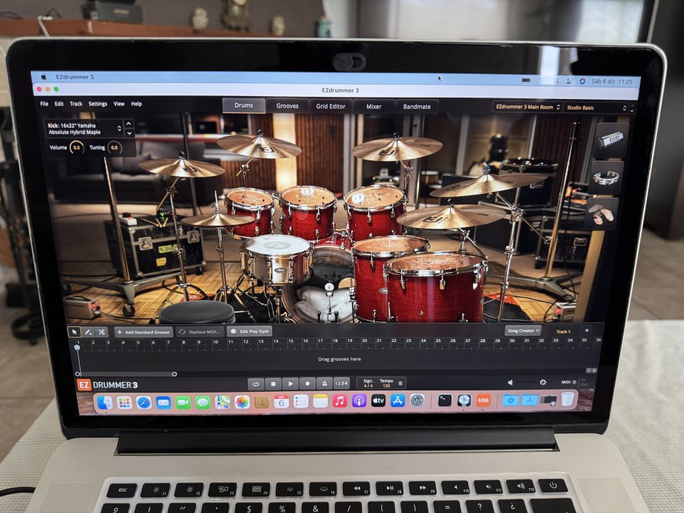 MacBook Pro 15” 2014 preparado para grabacion