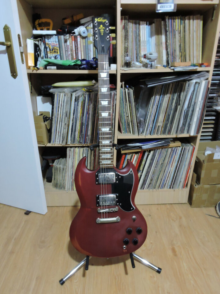 Vintage SG con afinador automatico tronical