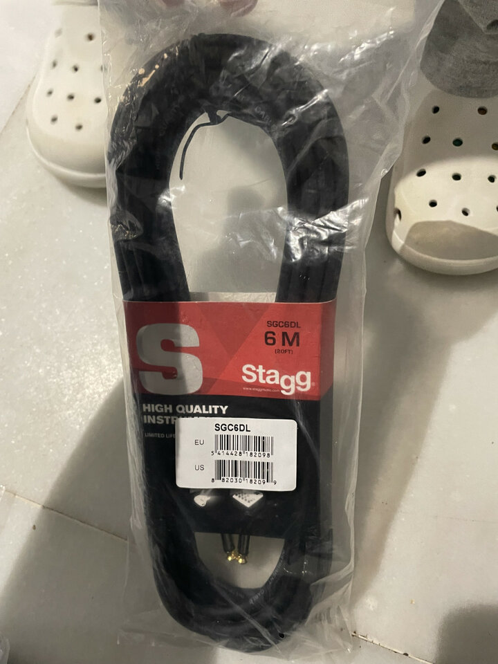 Lote Cables Para Instrumentos Marca Stagg Nuevo!! Sin Estrenar