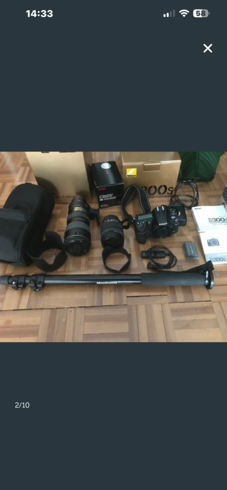 Vendo o cambio por guitarra Equipo fotográfico de segunda mano · Foto 2 de 9 · Asturias · 1100 €