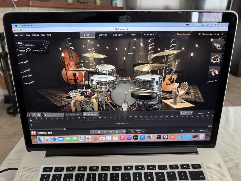 MacBook Pro 15” 2014 preparado para grabacion