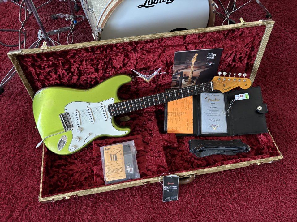 Fender Stratocaster 56 Custom Shop Lime Green Relic de segunda mano · Foto 1 de 10 · Pontevedra · 4500 €