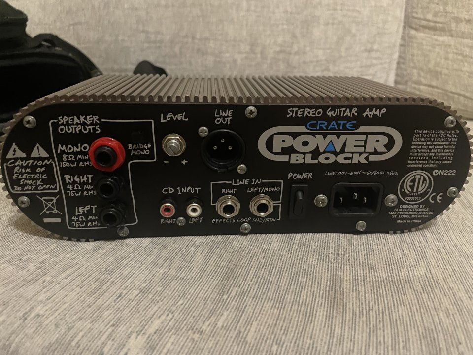 CRATE POWER BOLCK de segunda mano · Foto 2 de 3 · Toledo · 225 €