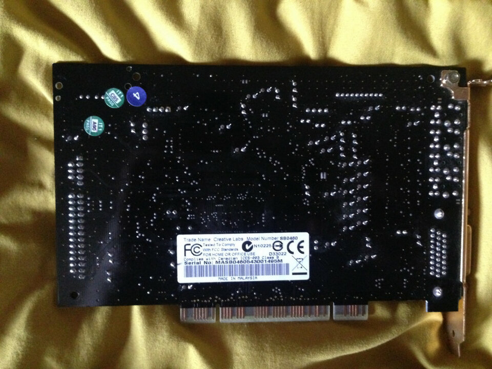 Creative Sound Blaster X-Fi XtremeMusic tarjeta SB0460