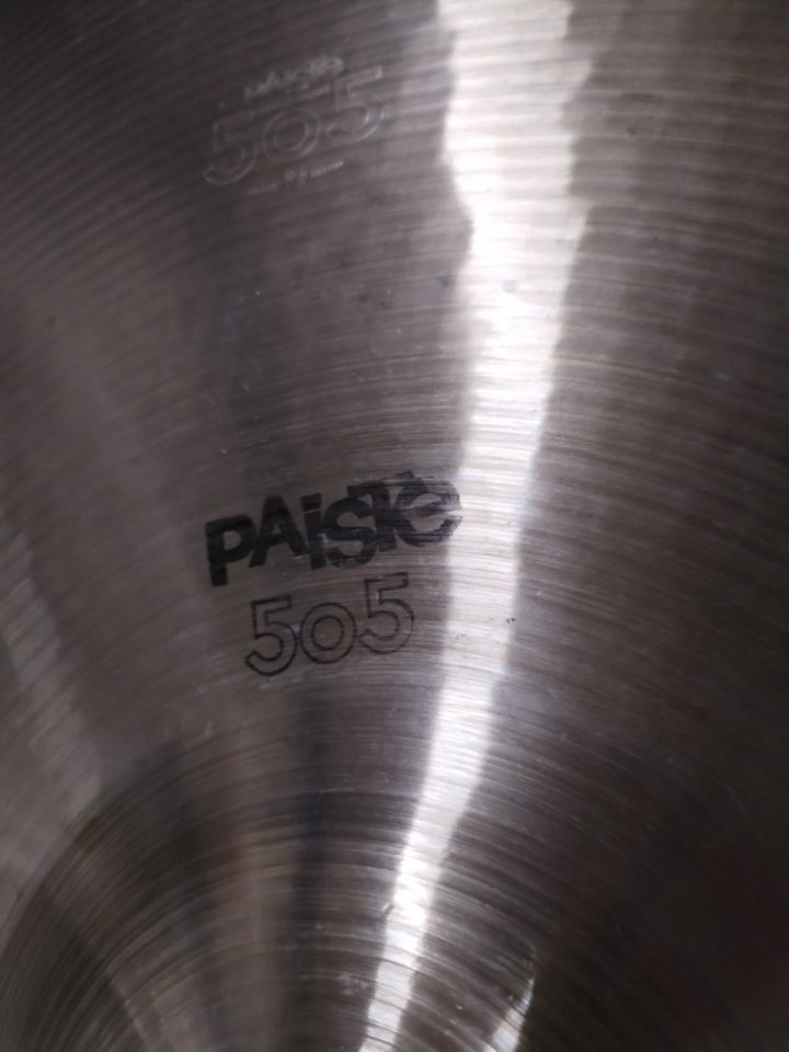 22" Ride Paiste 505 de segunda mano · Foto 7 de 7 · Barcelona · 249 €