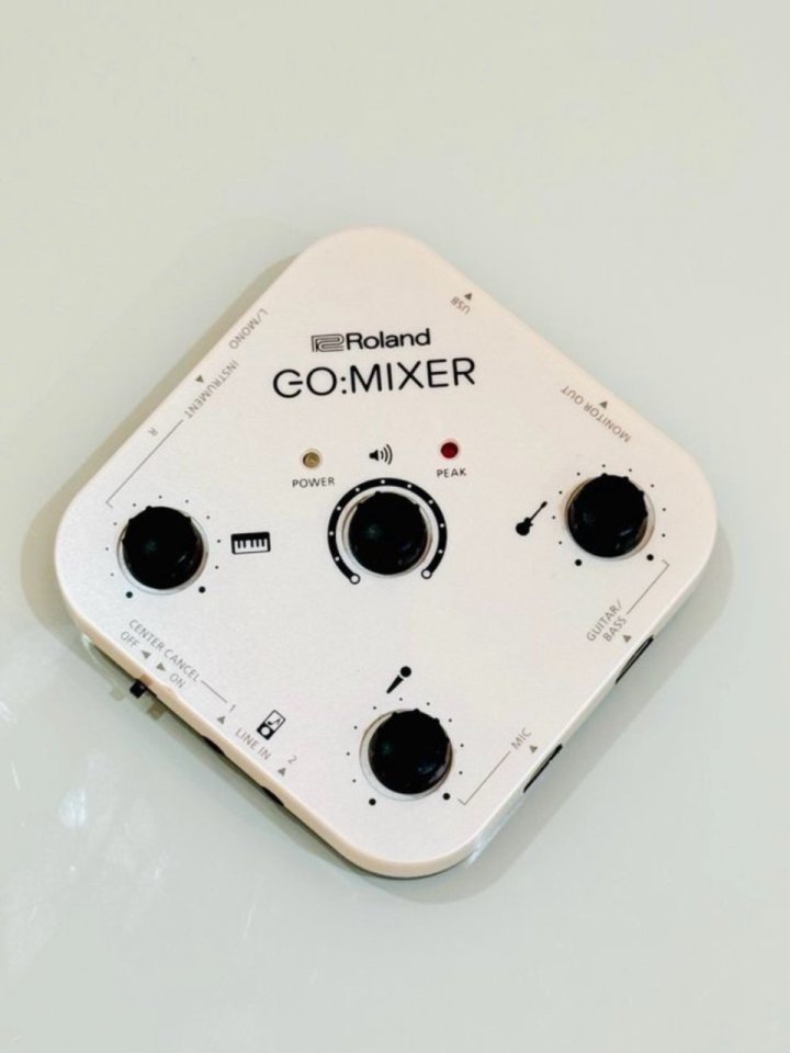 Mezclador profesional Roland para smartphones