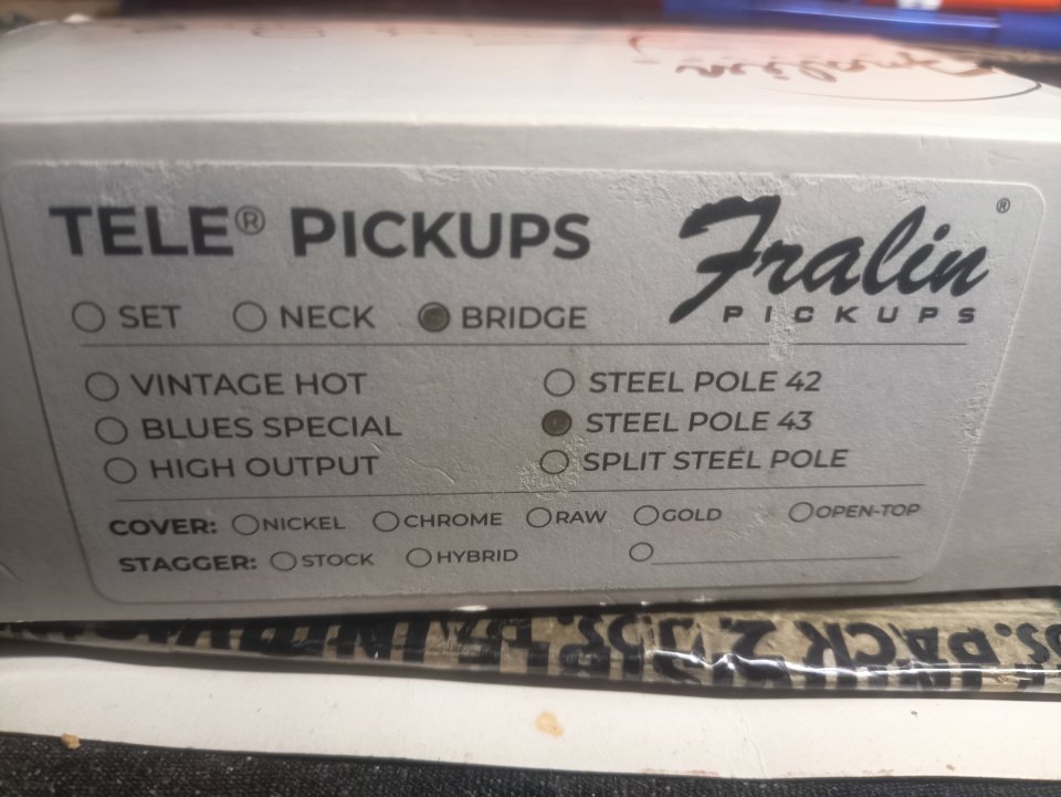 Lindy Fralin steel pole 43, p90 telecaster de segunda mano · Foto 3 de 5 · Madrid · 110 €